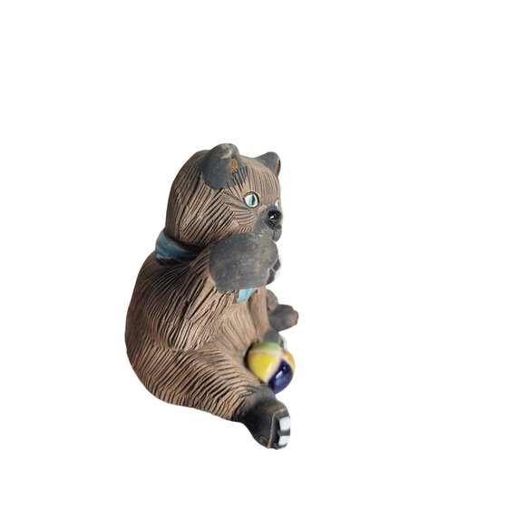 Vintage Casals Cat Figurine Handmade Hand Painted Signed 3.75" Tall READ - Picture 2 of 8